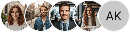 Multiple investor profile avatars on Tung Kimvuong trading review block